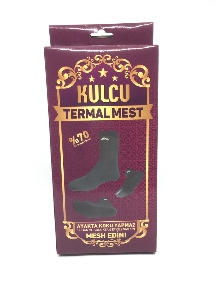 Kulcu  Erkek-Kadın Su Ve Soğuk Geçirmez Termal Mest