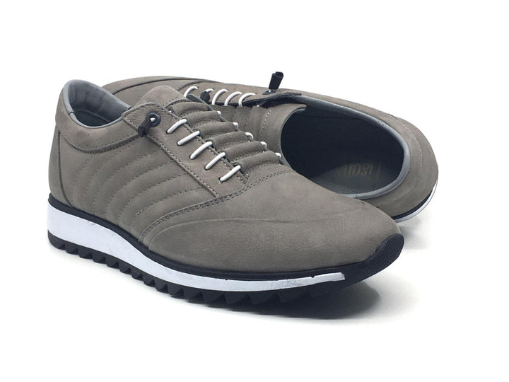 Lisans Shoes %100 Hakiki Nubuk Deri Ortopedik Erkek Günlük Yazlık Akıllı Bağcıklı Ayakkabı 39-45