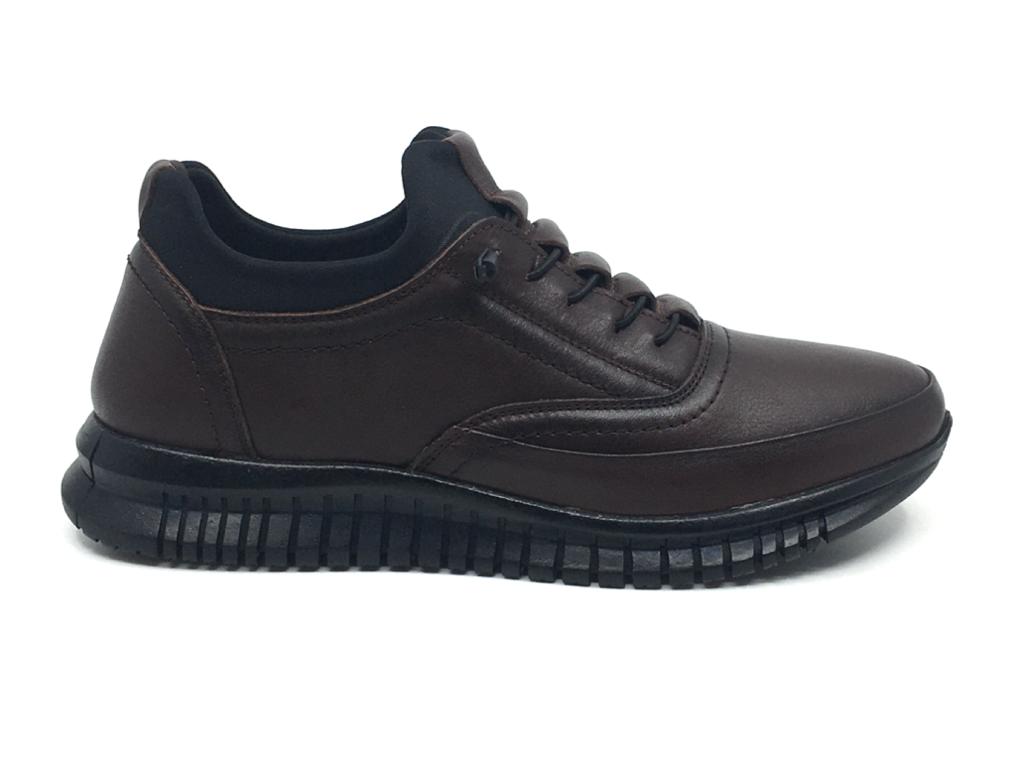 Lisans-Shoes %100 Deri Erkek Günlük Ortopedik Rahat Kışlık Ayakkabı 40-44