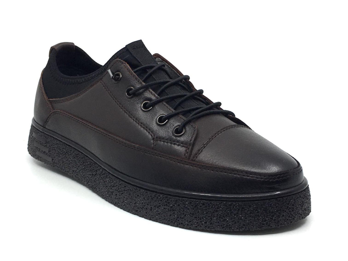 Catelli %100 Deri Ortopedik Erkek Kışlık Rahat Günlük Bağsız Sneaker Ayakkabı 40-44