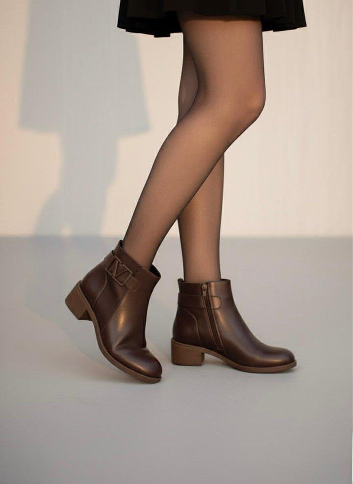 Taşpınar %100 Hakiki Deri Kadın Kışlık Günlük Rahat Siyah Topuklu Bot 36-40